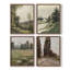«Vintage Landscape CCXL III», ensemble de 4 encadrés-1366974558-1366974559