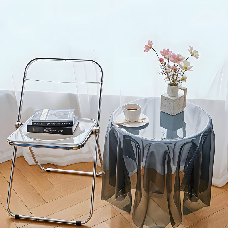 Fully Assembled Acrylic End Table