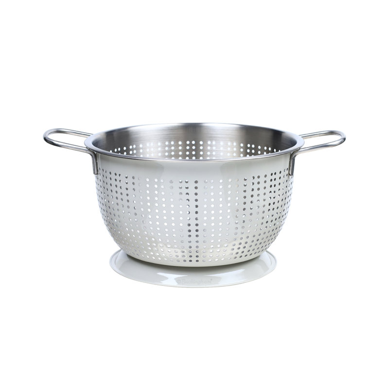 Buckingham Stainless Steel Colander, Ivory