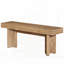 Banc de hall d'entrée en bois