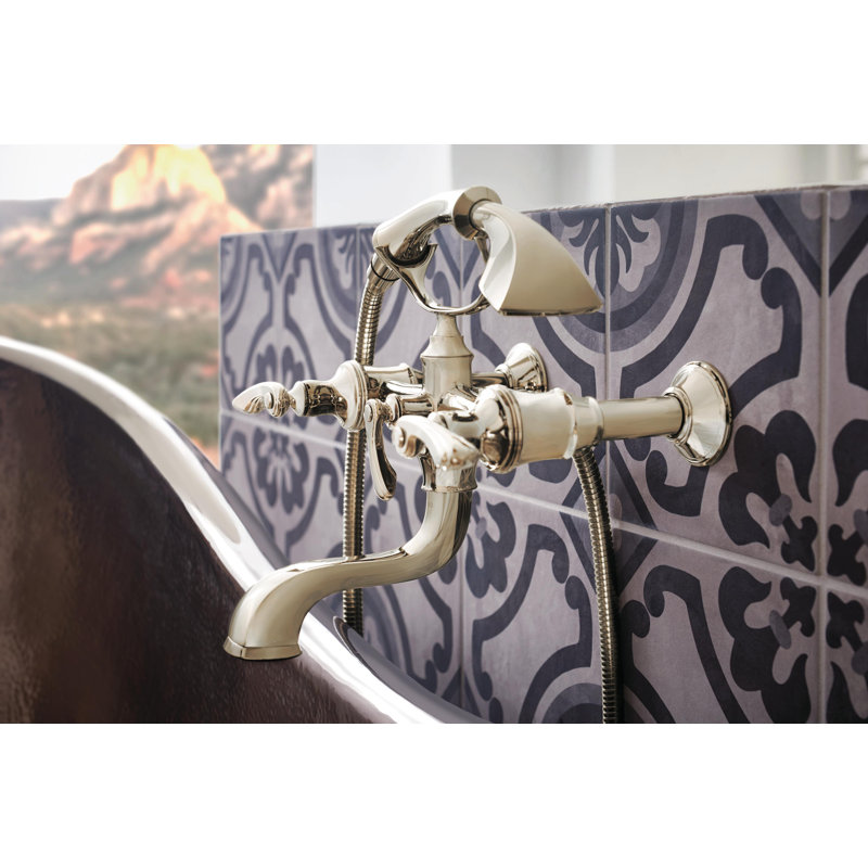 Odin® Two-Handle Freestanding Tub Filler Body Assembly Trim, Polished Nickel