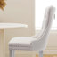Luxie Set Of 2  Upholstered Dining Chairs With Metal Steel Legs-119402118