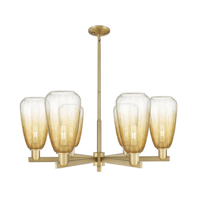 Glossop - 6 Light Stem Hung Chandelier