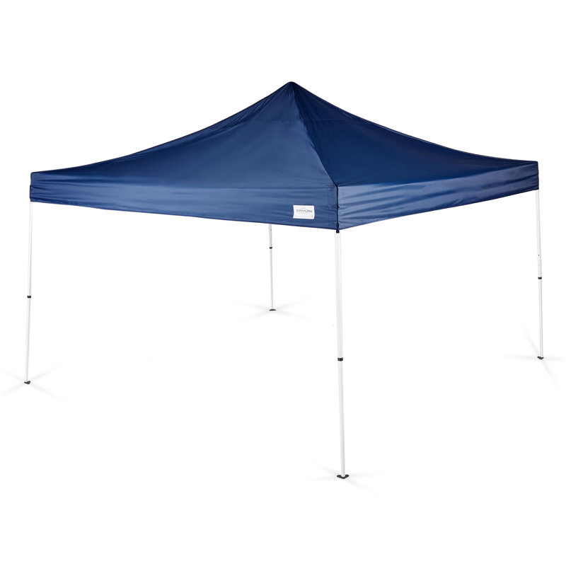120'' W x 120'' D Pop-Up Canopy, Blue, 117" H x 144" W x 144" D