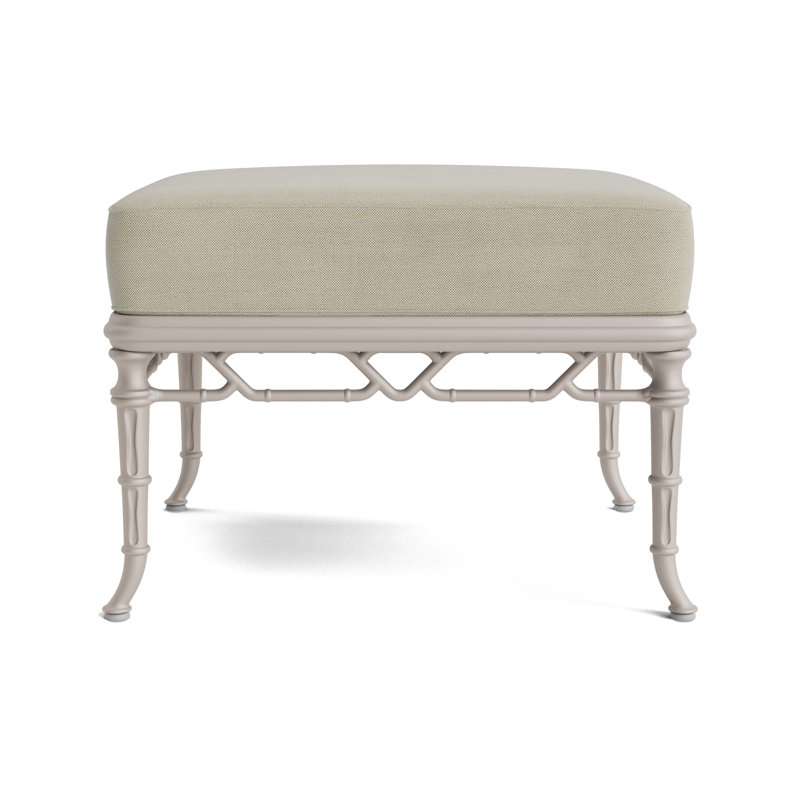 Calcutta Outdoor Ottoman, Fushion Neptune, Dove