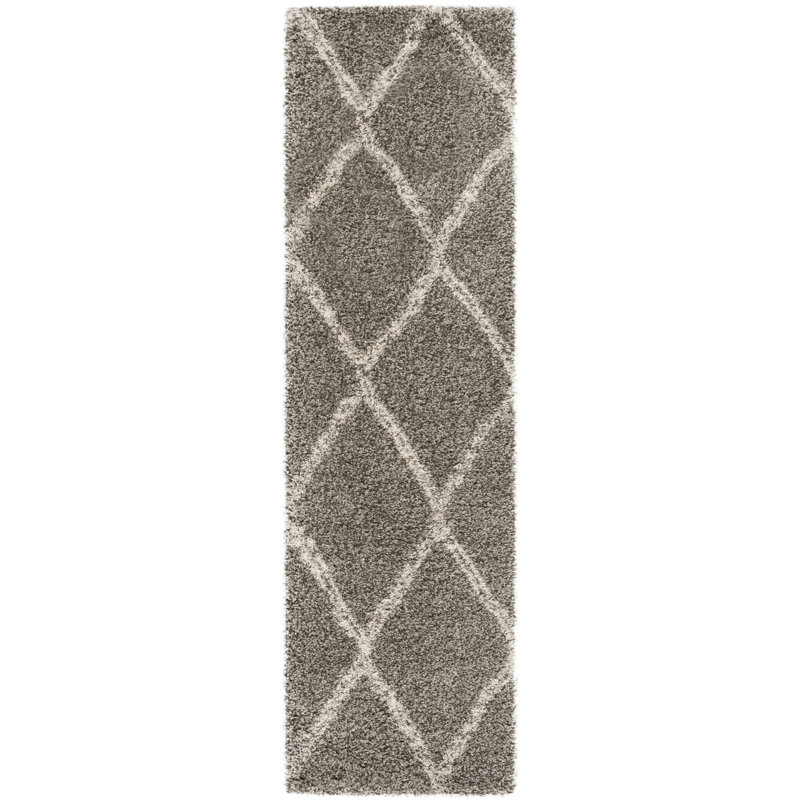 Hudson Shag Performance Geometric Rug, Runner 2'3" x 8'
