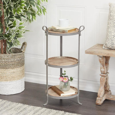Holiman Solid Wood Tray Top End Table