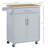 Kitchen Island Cart With Drawer, Storage Cabinet & Towel Rack For Enhanced Organization And Mobility-1641997505