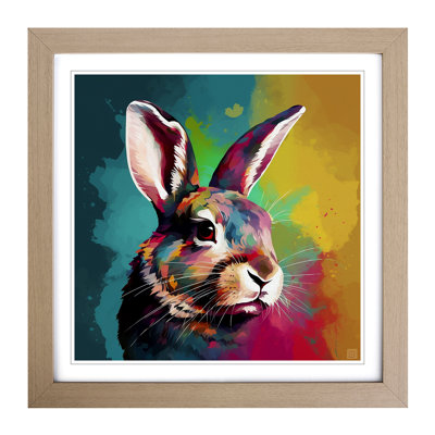 Rabbit Digital No.5 - Framed Print
