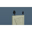 Ensemble de quincaillerie pour porte de grange simple Mini-Loft