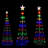 3-Piece LED Plastic Lighted Trees Set