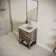 Fresca Formosa 24" Freestanding Single Sink Open Bottom Bathroom Vanity Set with Top and Sink - Faucet Not Included