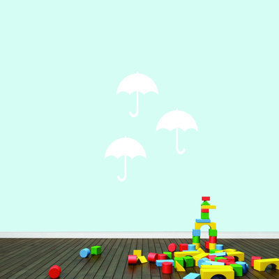Adhésif décoratif parapluies