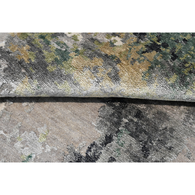 Handmade Wool Area Rug, Runner 2'6" x 9'
