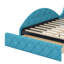 Grand lit plateforme tapissier avec rangement et tête de lit à oreilles-1125217510