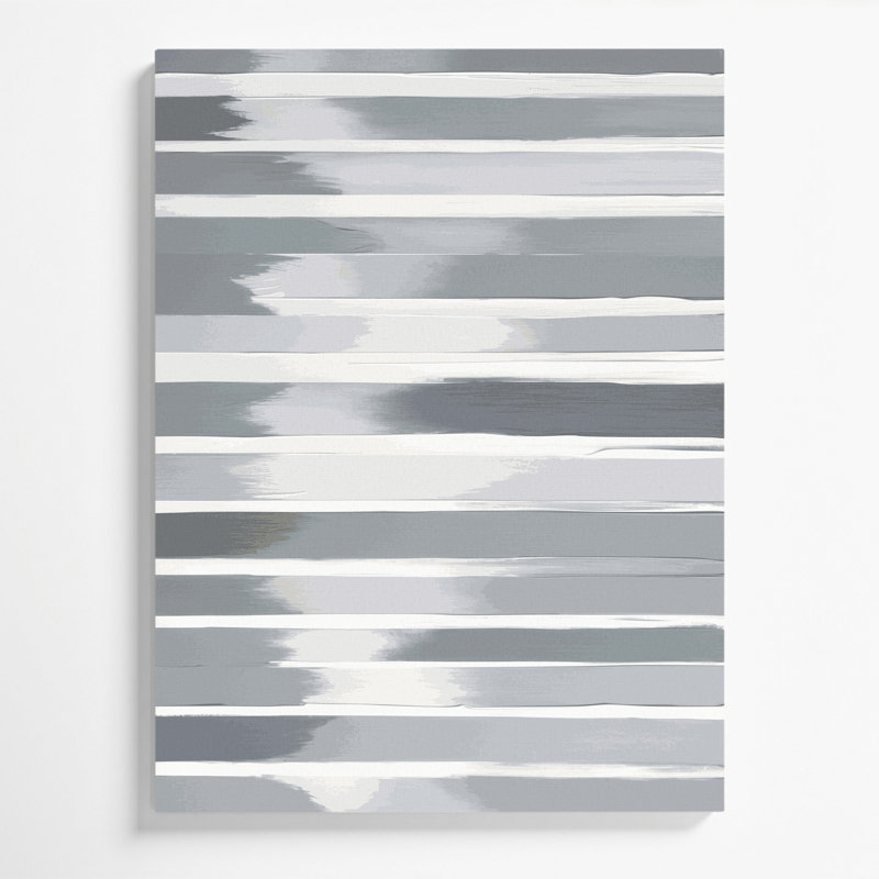 Art mural sur toile DiagonalStripes, H 20 po x l 30 po