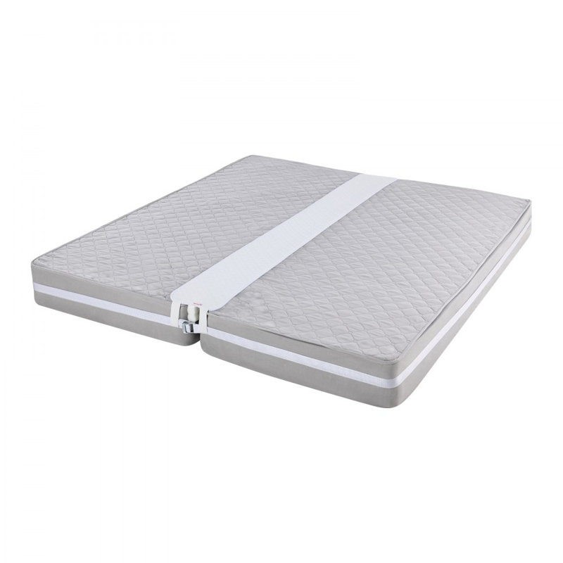 2-in-1 Bed Bridge with Attached Sheet - Bed Connector - Split Gap Filer - Mattress Wedge Gap Filler - Bed Converter - Mattress Gap Filler Bed