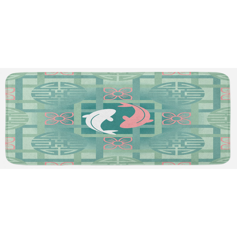 Eclectic Polyester Kitchen Mat