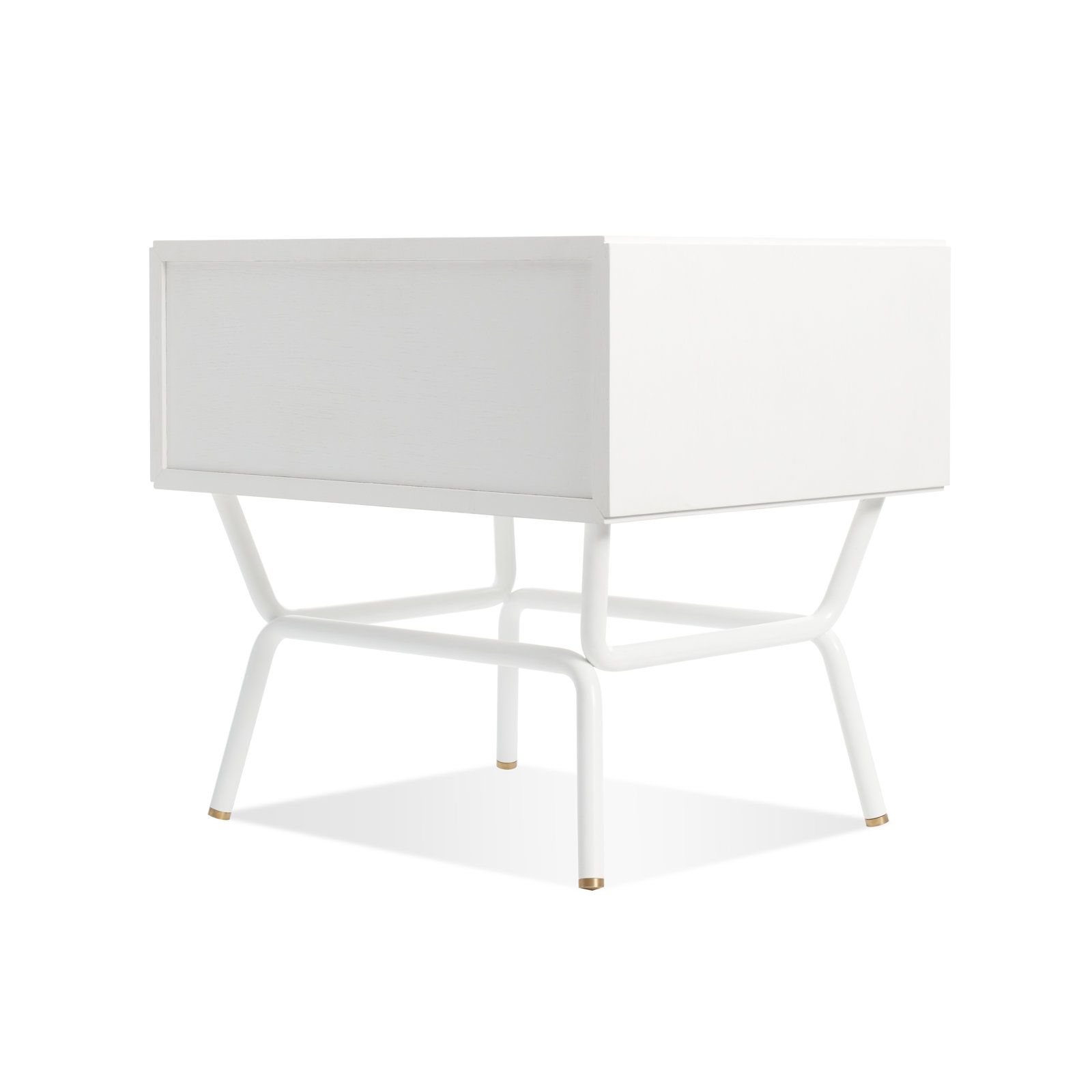 Dang 1-Drawer Nightstand, White