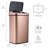 Nine Stars 13.2 Gallon Stainless Steel Motion Sensor Trash Can-38809682