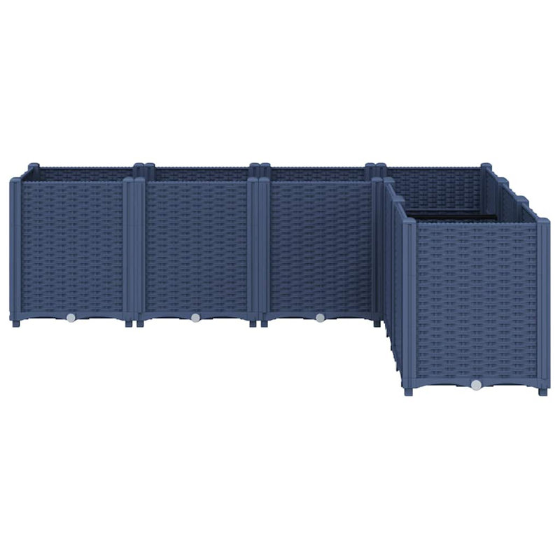 Molissa Planter Box, Blue Grey