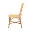 Chaise d'appoint en rotin brun naturel Pineapple
