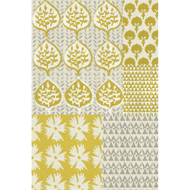 Marigold Patterns I by Chariklia Zarris - Wrapped Canvas Print, 46cm H x 30cm W