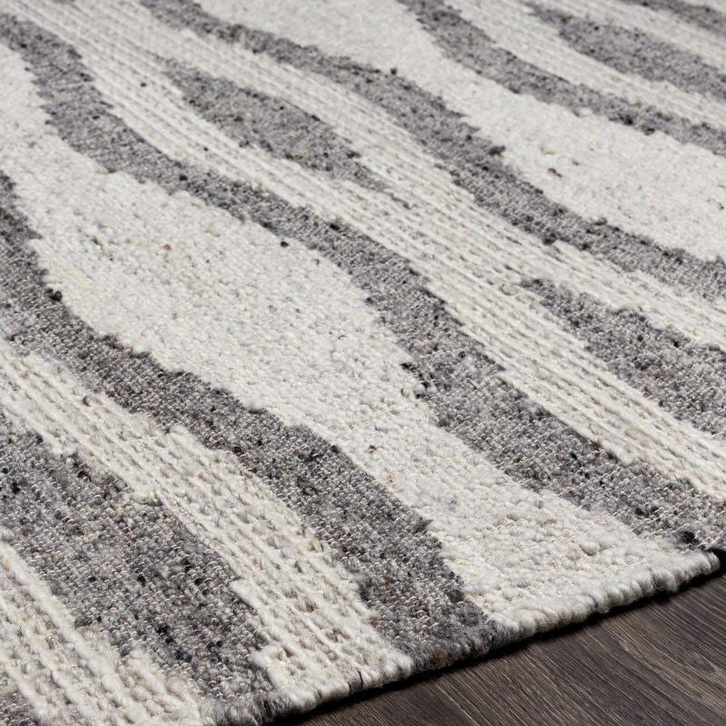 Bremen Wool Chevron Area Rug, Rectangle 8'10" x 12'