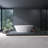 66.9 Inch Freestanding Solid Surface Soaking Bathtub For Bathroom