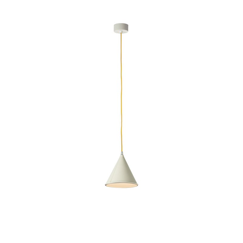 Be.pop 1 - Light Cone Pendant, Yellow, White