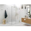 Illume 50 in. x 46.5 in. x 78 in. 90-degree Fully Frameless Wall Hinged Glass Shower Enclosure-1319345803