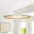 Stockham 1-Light Chandelier Round Circle LED Kitchen Island Pendant Remote Dimming-88581880-88581879