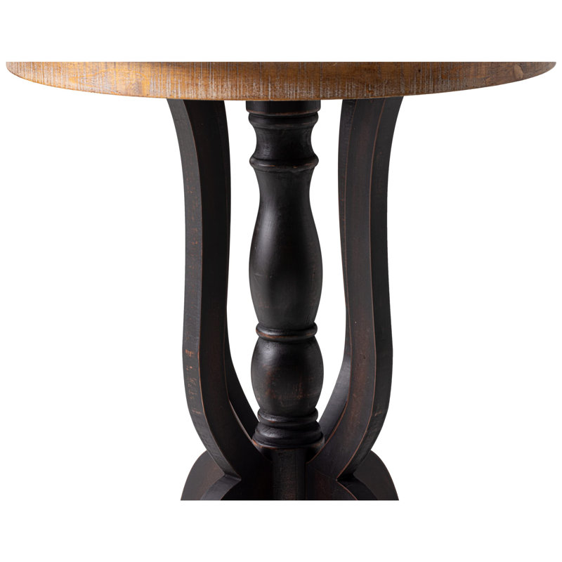 Table de bout Martinis Rustic Farmhouse, Noir