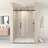 Julien 48'' - W x 76'' H Sliding Door Frameless Shower Door with Heat Soaking Process;Protective Coating Treatment-1907854828