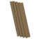 4 PCS (106" x 12.6" Each) 3D Acoustic Slat Wall Panel,Wall and ceiling decorative panels (Set of 4/37.12sq. ft)