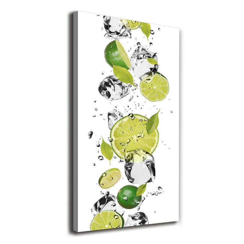 Limonka And Water - Wrapped Canvas Print