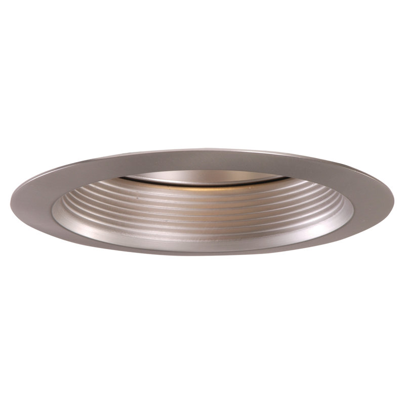 6 po Super plafonnier encastré en nickel satiné Air-Tite Super Trim