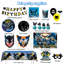 Batman Party Decorations,Batman Birthday Decorations & Batman Party Tableware Set
