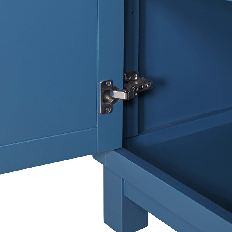Buffet de rangement Cedrina, Bleu marine