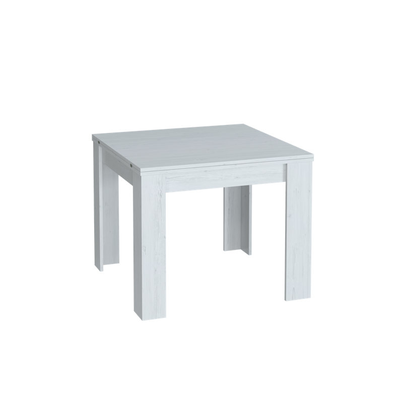 Golden Dining Table, White Wood