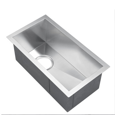 Ophelia 20'' L Undermount Single Bowl Stainless Steel Kitchen Sink