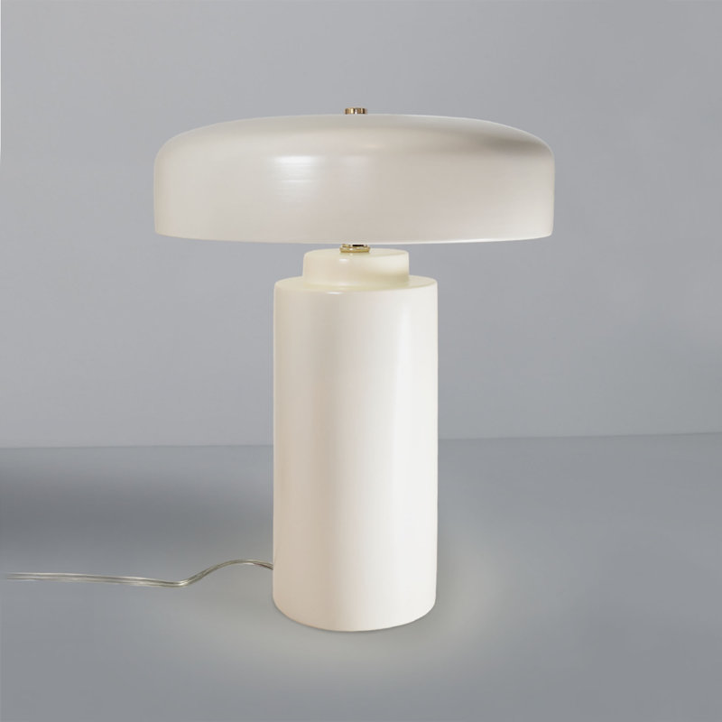 Lampe de table Percy, Blanc mat