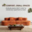 Canapé 108,6 po Cloud | Curved