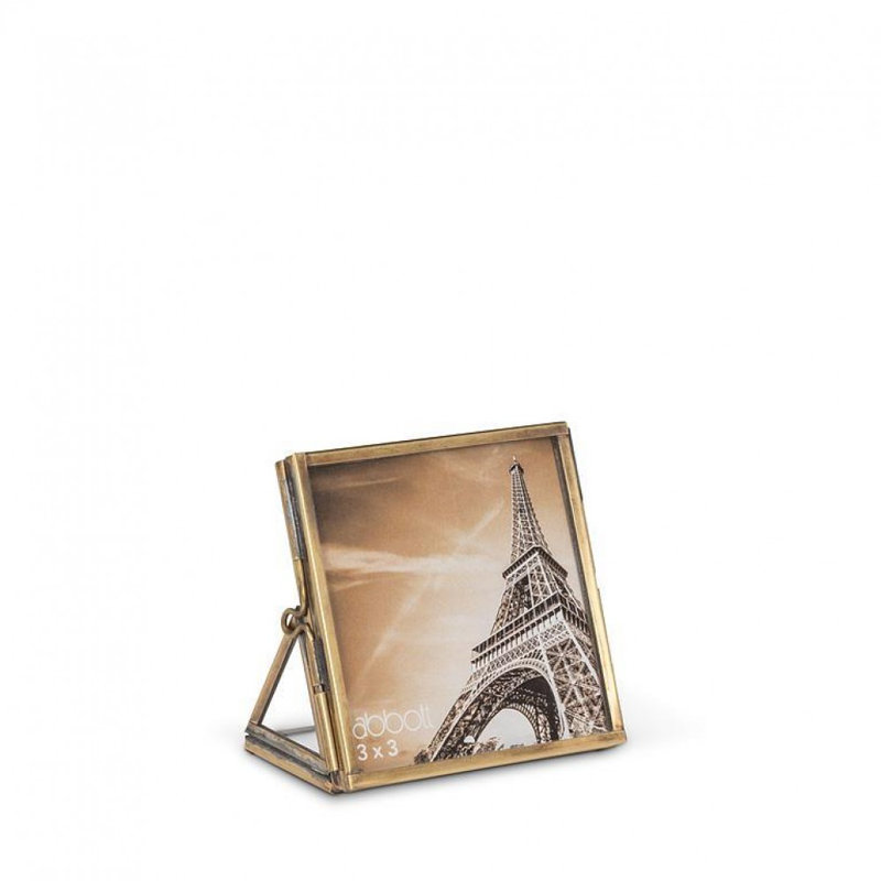 Simple Gold Photo Frame, 3" W x 3" H
