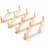 Expanding Beechwood Coffee Mug Wall Rack