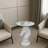 Horse Head Accent Table Animal Statue End Tables Livingroom, White-606708337