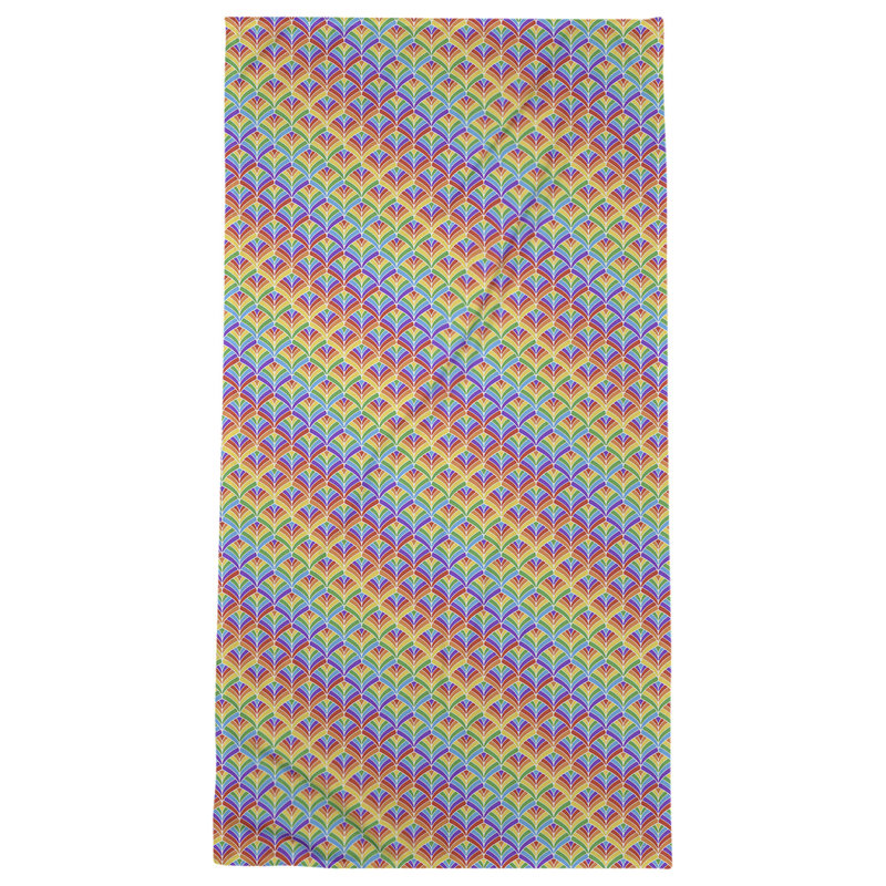 Katelyn Elizabeth Cotton Blend Bath Towel, Black/Red/Green