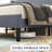 Platform Bed Frame With Upholstered Wingback Headboard, No Box Spring Needed-1598299909-1598299896