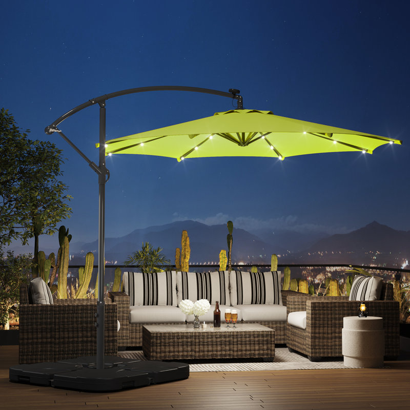 Parasol en porte-à-faux 10 pi Kinyon, Chaux