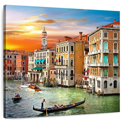 Nicci Venice Buildings And Gondolas